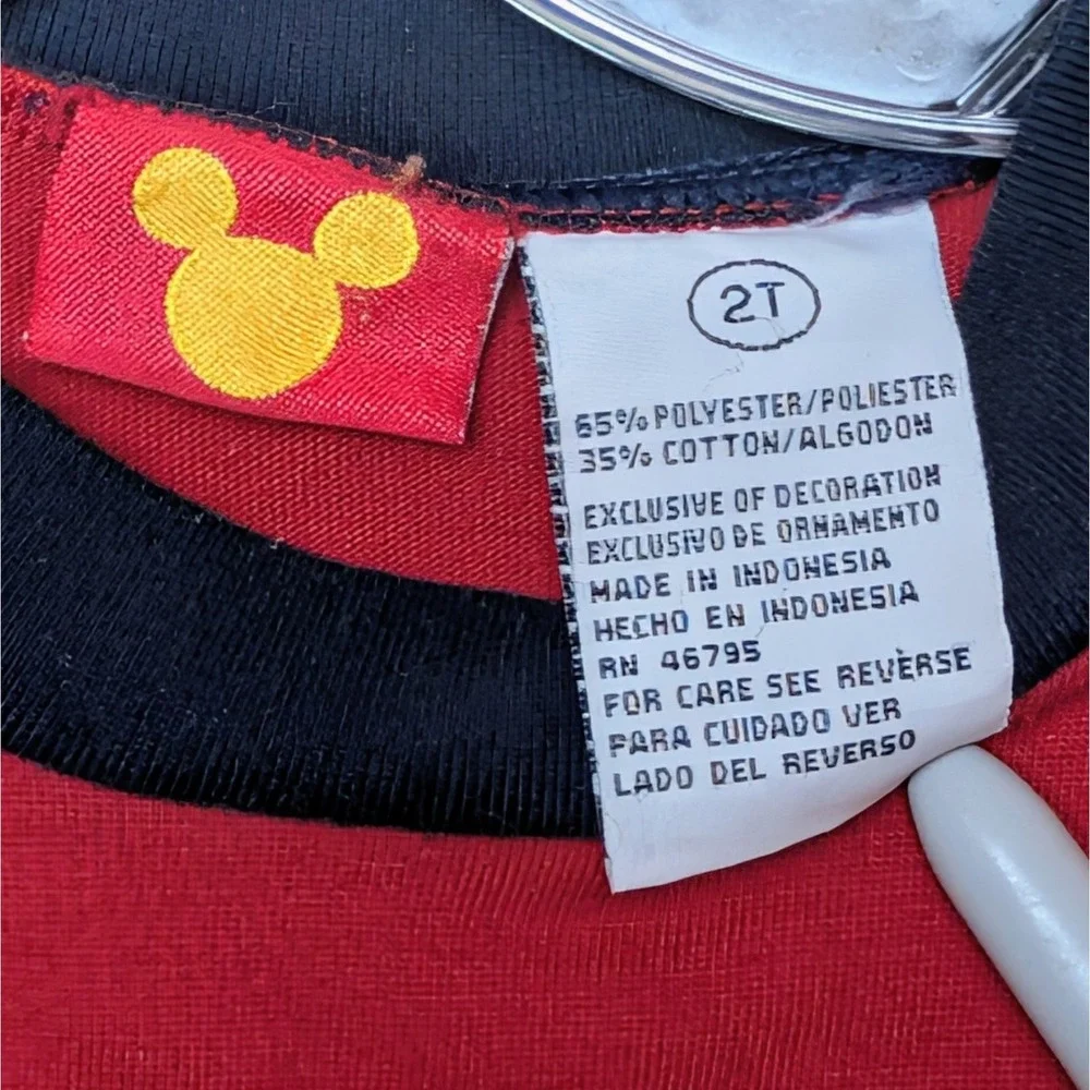 Vintage Disney Mickey Goofy Street Team Skateboarding Long‎ Sleeve Shirt Size 2T